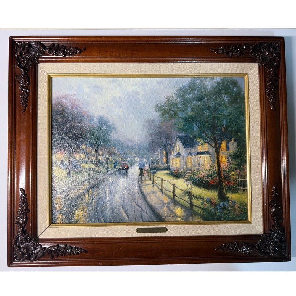 Thomas Kinkade "Hometown Memories I" Classics Edition No. 1 – 21.5x17.5 with COA